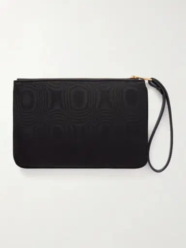 Valentino Garavani Vlogo Embellished Moire Clutch | Thumbnail 4