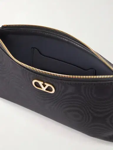 Valentino Garavani Vlogo Embellished Moire Clutch | Thumbnail 6