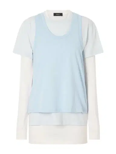 Wardrobe.NYC Layered Cotton-jersey T-shirt | Thumbnail 1 Wardrobe.NYC Layered Cotton-jersey T-shirt | Thumbnail 1