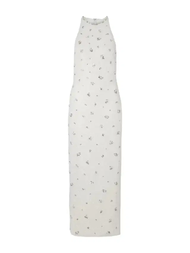 Clio Peppiatt Diamond Embellished Tulle Gown