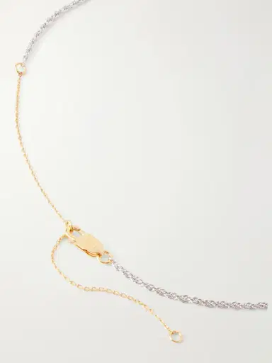 TOTEME Drop Crystal-embellished Silver Necklace | Thumbnail 3 TOTEME Drop Crystal-embellished Silver Necklace | Thumbnail 3