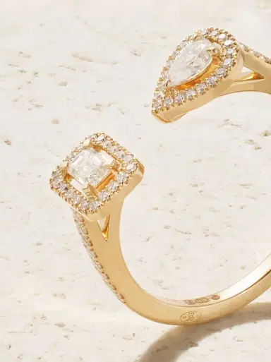 Messika My Twin Toi & Moi 18-karat Gold Diamond Ring | Thumbnail 4 Messika My Twin Toi & Moi 18-karat Gold Diamond Ring | Thumbnail 4