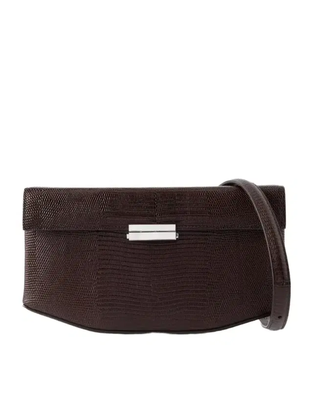 TOTEME Clip Lizard-effect Leather Shoulder Bag