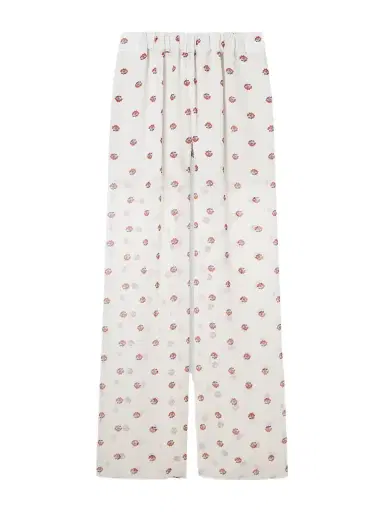 LIBEROWE Palazzo Floral-print Wide-leg Silk Pants | Thumbnail 1