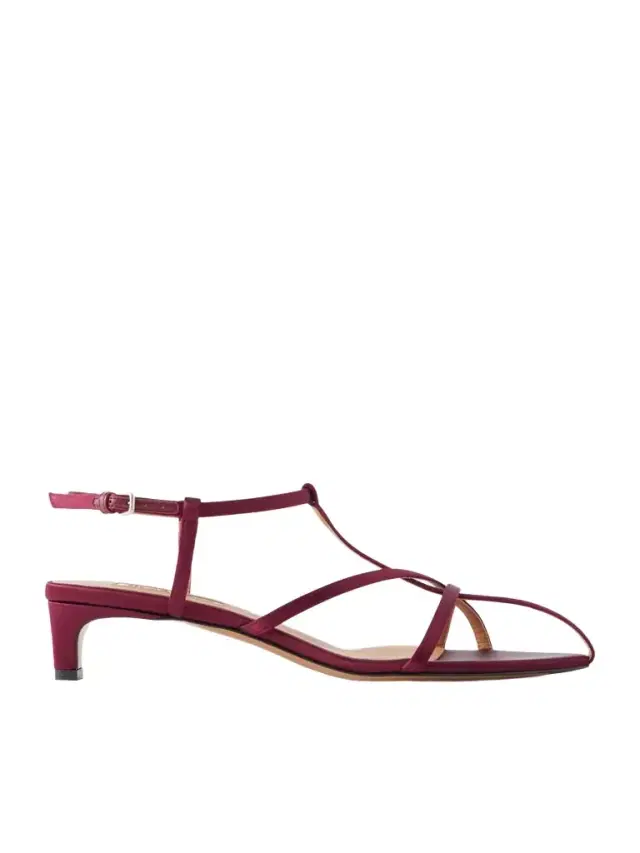 Jil Sander Cage Satin Sandals