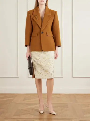 Saint Laurent Brushed Wool Blazer | Thumbnail 2