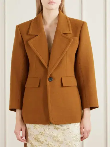Saint Laurent Brushed Wool Blazer | Thumbnail 3