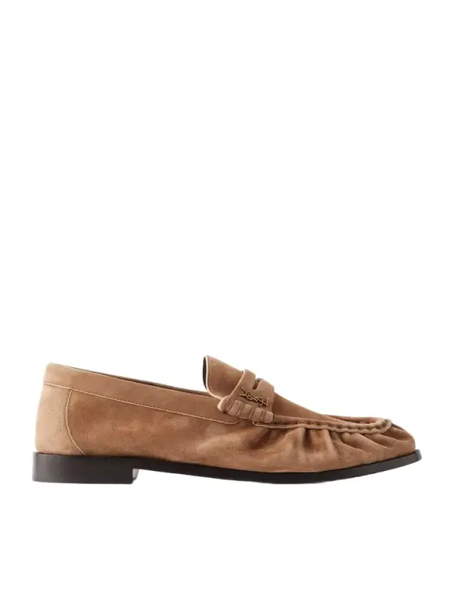 Le Loafer Cassandre-embellished Suede Loafers