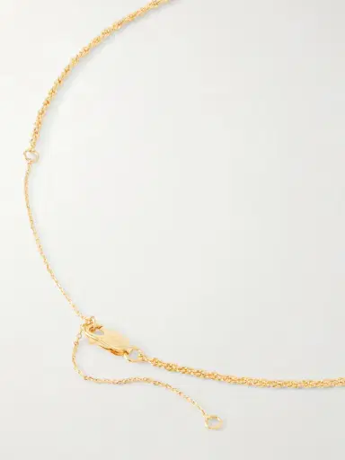 TOTEME Drop Gold-plated Onyx Necklace | Thumbnail 3 TOTEME Drop Gold-plated Onyx Necklace | Thumbnail 3