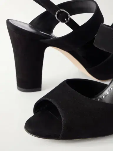 Manolo Blahnik Khiko 90 Suede Slingback Sandals | Thumbnail 5 Manolo Blahnik Khiko 90 Suede Slingback Sandals | Thumbnail 5