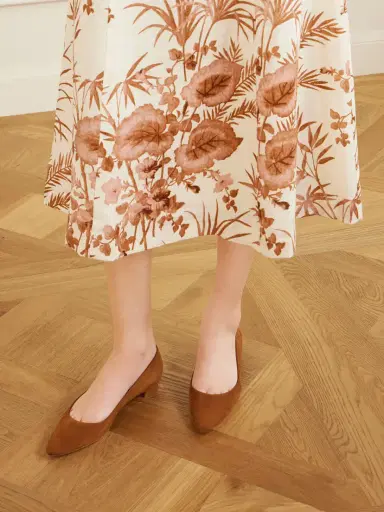 Manolo Blahnik Bb Suede Ballet Flats | Thumbnail 2