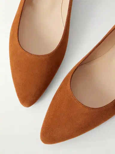 Manolo Blahnik Bb Suede Ballet Flats | Thumbnail 5