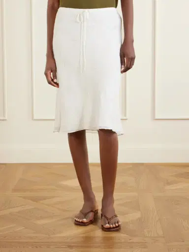 Staud Lucia Bead-embellished Crinkled Modal-blend Organza Midi Skirt | Thumbnail 3 Staud Lucia Bead-embellished Crinkled Modal-blend Organza Midi Skirt | Thumbnail 3