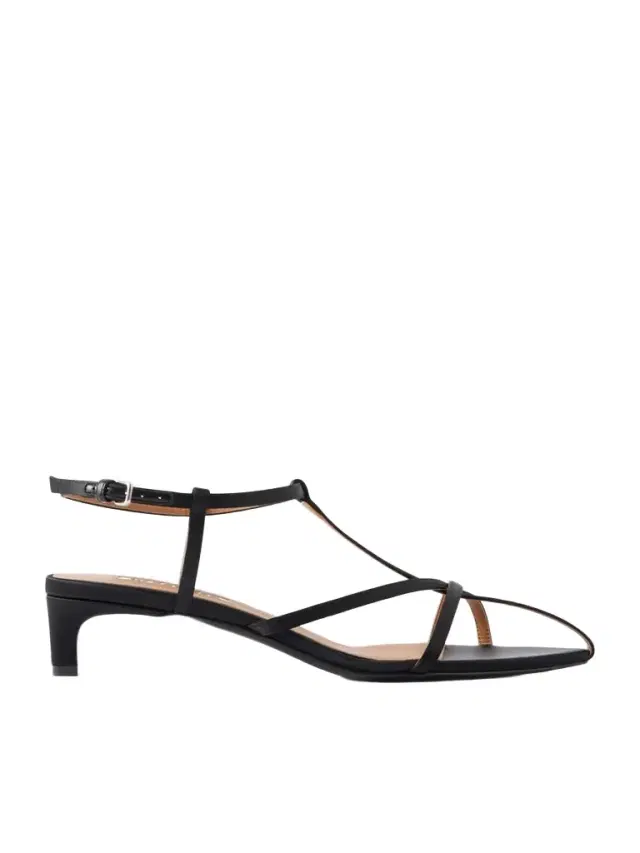 Jil Sander Cage Satin Sandals