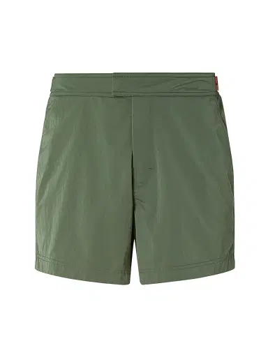 Zegna Men's 232 Road Brand Mark Rio Swim Trunks - Pine Green - Size XXL | Thumbnail 1 Zegna Men's 232 Road Brand Mark Rio Swim Trunks - Pine Green - Size XXL | Thumbnail 1