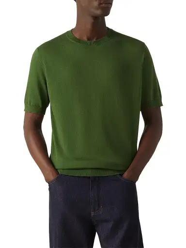 Zegna Men's Premium Cotton T-Shirt | Thumbnail 2