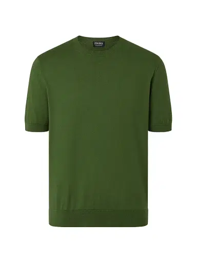 Zegna Men's Premium Cotton T-Shirt | Thumbnail 1