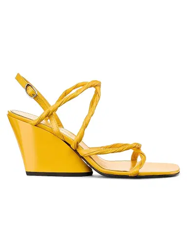 Proenza Schouler Women's Twisted Strap Leather Wedge Sandals | Thumbnail 1