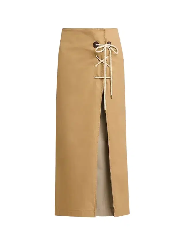 Moschino Women's Cotton Gabardine Wrap Midi Skirt - Multi Brown