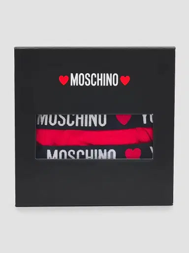 MOSCHINO Men's My Valentine Stretch-Jersey Variety Brief 3-Pack | Thumbnail 3 MOSCHINO Men's My Valentine Stretch-Jersey Variety Brief 3-Pack | Thumbnail 3