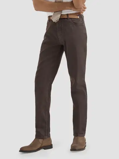 Brunello Cucinelli Men's Lightweight Denim Traditional Fit Five-Pocket Jeans - Brown - Size 50 | Thumbnail 2 Brunello Cucinelli Men's Lightweight Denim Traditional Fit Five-Pocket Jeans - Brown - Size 50 | Thumbnail 2