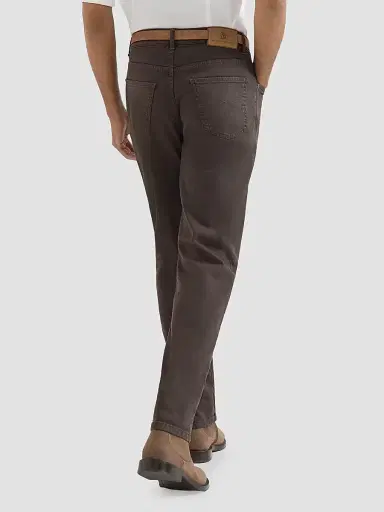 Brunello Cucinelli Men's Lightweight Denim Traditional Fit Five-Pocket Jeans - Brown - Size 50 | Thumbnail 4 Brunello Cucinelli Men's Lightweight Denim Traditional Fit Five-Pocket Jeans - Brown - Size 50 | Thumbnail 4