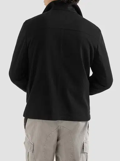 Brunello Cucinelli Men's Lightweight Cashmere Flannel Outerwear Jacket - Black - Size 48 | Thumbnail 3