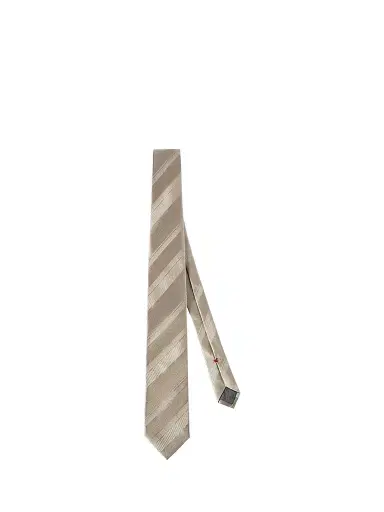 Brunello Cucinelli Men's Striped Silk Tie | Thumbnail 1