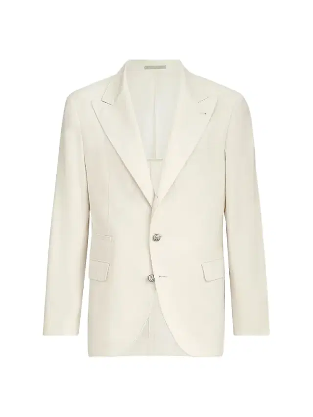 Brunello Cucinelli Men's Sea Island Cotton Narrow Wale Corduroy Deconstructed Blazer - Panama