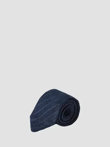 Brunello Cucinelli Men's Textured Silk Tie | Thumbnail 2 Brunello Cucinelli Men's Textured Silk Tie | Thumbnail 2