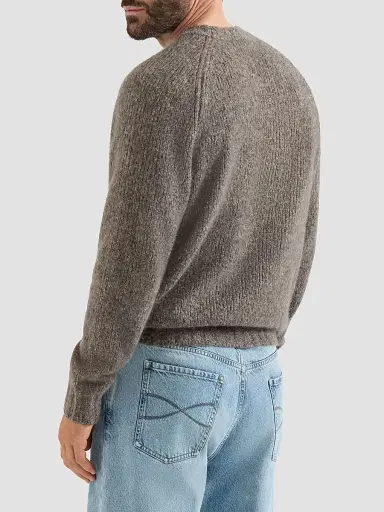 Brunello Cucinelli Men's Cashmere and Silk Sweater - Brown - Size 48 | Thumbnail 3 Brunello Cucinelli Men's Cashmere and Silk Sweater - Brown - Size 48 | Thumbnail 3