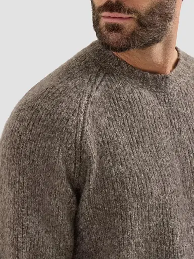 Brunello Cucinelli Men's Cashmere and Silk Sweater - Brown - Size 48 | Thumbnail 5 Brunello Cucinelli Men's Cashmere and Silk Sweater - Brown - Size 48 | Thumbnail 5