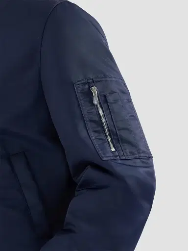 Brunello Cucinelli Men's Water-Resistant Techno Satin Bomber Jacket | Thumbnail 5