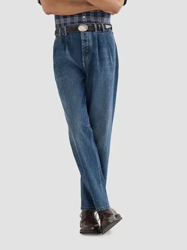Brunello Cucinelli Men's Comfort Cotton Denim Iconic Fit Five-Pocket Jeans - Medium Denim | Thumbnail 3 Brunello Cucinelli Men's Comfort Cotton Denim Iconic Fit Five-Pocket Jeans - Medium Denim | Thumbnail 3