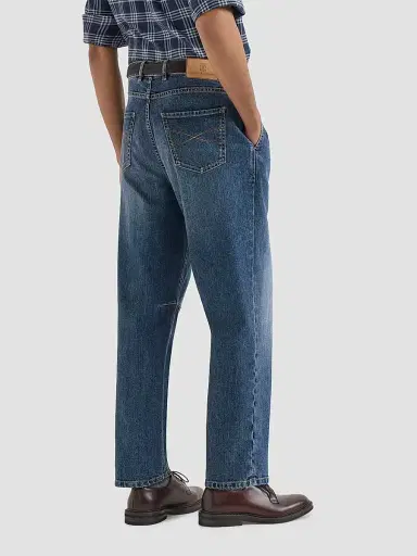Brunello Cucinelli Men's Comfort Cotton Denim Iconic Fit Five-Pocket Jeans - Medium Denim | Thumbnail 5 Brunello Cucinelli Men's Comfort Cotton Denim Iconic Fit Five-Pocket Jeans - Medium Denim | Thumbnail 5