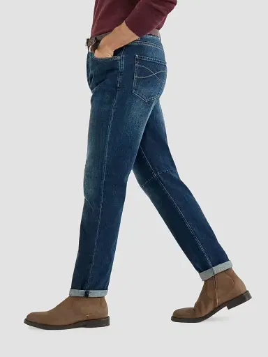 Brunello Cucinelli Men's Comfort Cotton Denim Leisure Fit Five-Pocket Jeans - Dark Denim | Thumbnail 3 Brunello Cucinelli Men's Comfort Cotton Denim Leisure Fit Five-Pocket Jeans - Dark Denim | Thumbnail 3