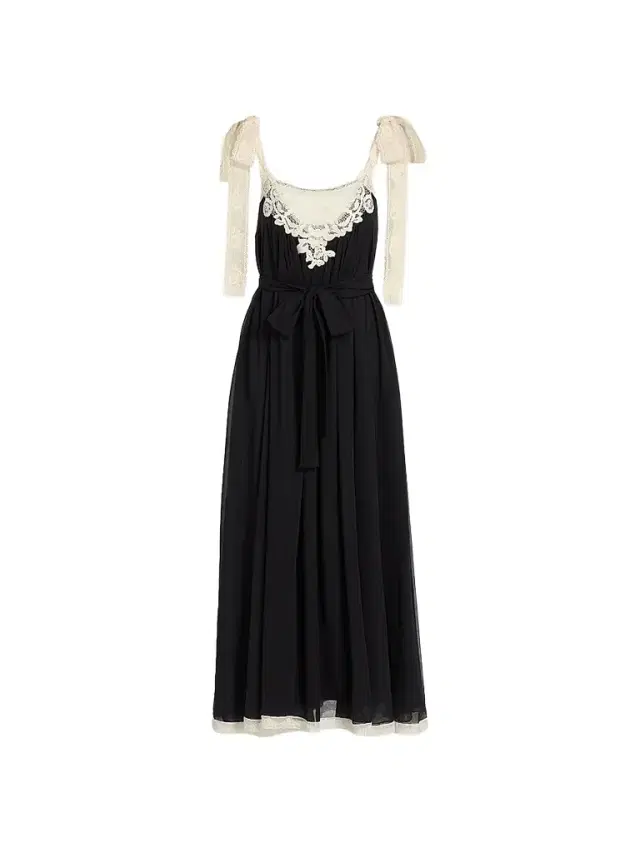 Women's Roselight Cotton-Silk Slip Maxi Dress - Black