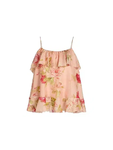 Zimmermann Women's Roselight Printed Silk Cami Top | Thumbnail 1 Zimmermann Women's Roselight Printed Silk Cami Top | Thumbnail 1