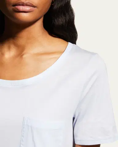 Hanro Cotton Deluxe Short-Sleeve Big Sleepshirt | Thumbnail 5 Hanro Cotton Deluxe Short-Sleeve Big Sleepshirt | Thumbnail 5