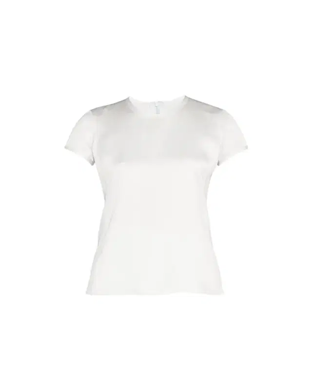 Giorgio Armani Crewneck Short-Sleeve Silk T-Shirt