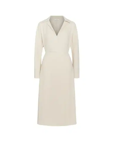 Vince Shaped Collar Dolman-Sleeve Midi Dress | Thumbnail 1 Vince Shaped Collar Dolman-Sleeve Midi Dress | Thumbnail 1