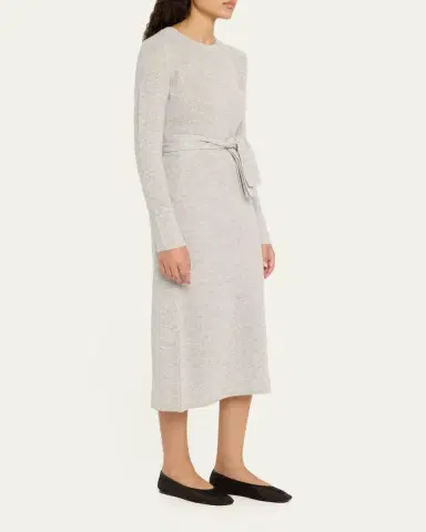 Toccin Blakely Crewneck Tie-Front Dress | Thumbnail 4 Toccin Blakely Crewneck Tie-Front Dress | Thumbnail 4