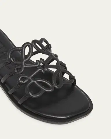 Loewe Petal Leather Anagram Slide Sandals | Thumbnail 5 Loewe Petal Leather Anagram Slide Sandals | Thumbnail 5