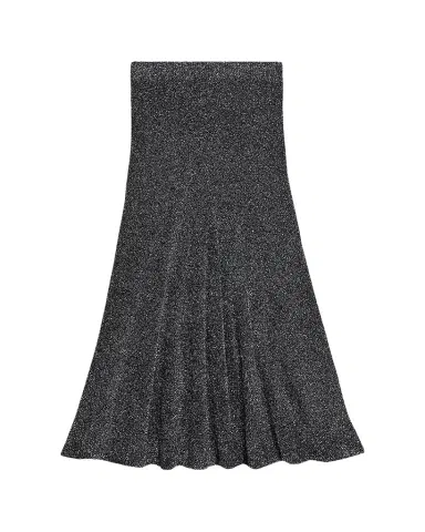 Helmut Lang Sparkly Lurex Maxi Skirt | Thumbnail 1