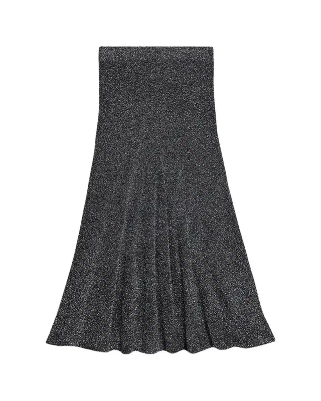 Sparkly Lurex Maxi Skirt