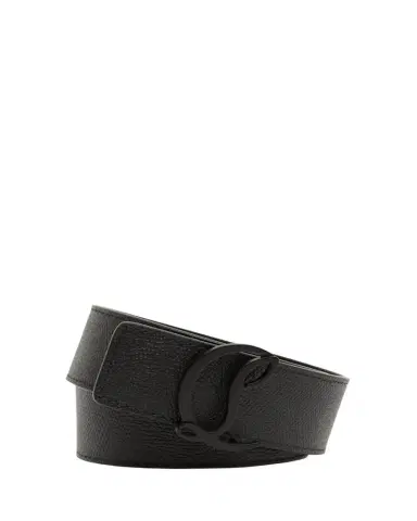 Christian Louboutin Men's Mooncrest-Buckle Reversible Leather Belt | Thumbnail 1 Christian Louboutin Men's Mooncrest-Buckle Reversible Leather Belt | Thumbnail 1