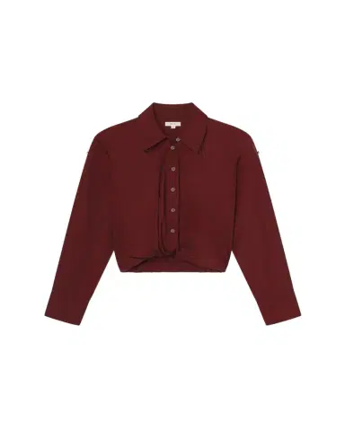 A.L.C. Leo Gathered Button-Front Top | Thumbnail 1