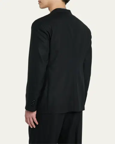 Giorgio Armani Men's Upton Double-Breasted Suit | Thumbnail 3 Giorgio Armani Men's Upton Double-Breasted Suit | Thumbnail 3
