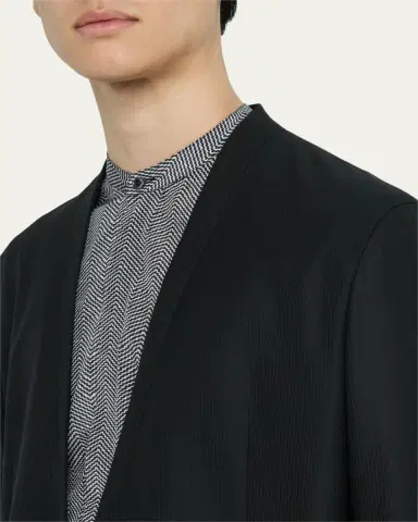 Giorgio Armani Men's Upton Double-Breasted Suit | Thumbnail 5 Giorgio Armani Men's Upton Double-Breasted Suit | Thumbnail 5