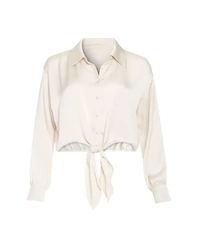 Luna Tie-Front Blouse
